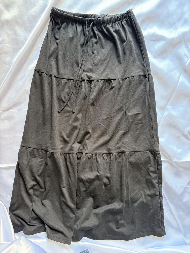 H&amp;M Tiered Maxi Skirt