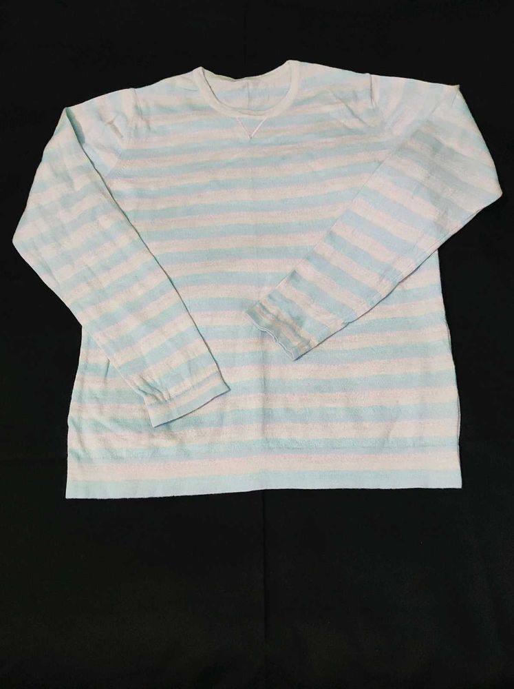 Striped Long Sleeve T-Shirt for Winter Wear