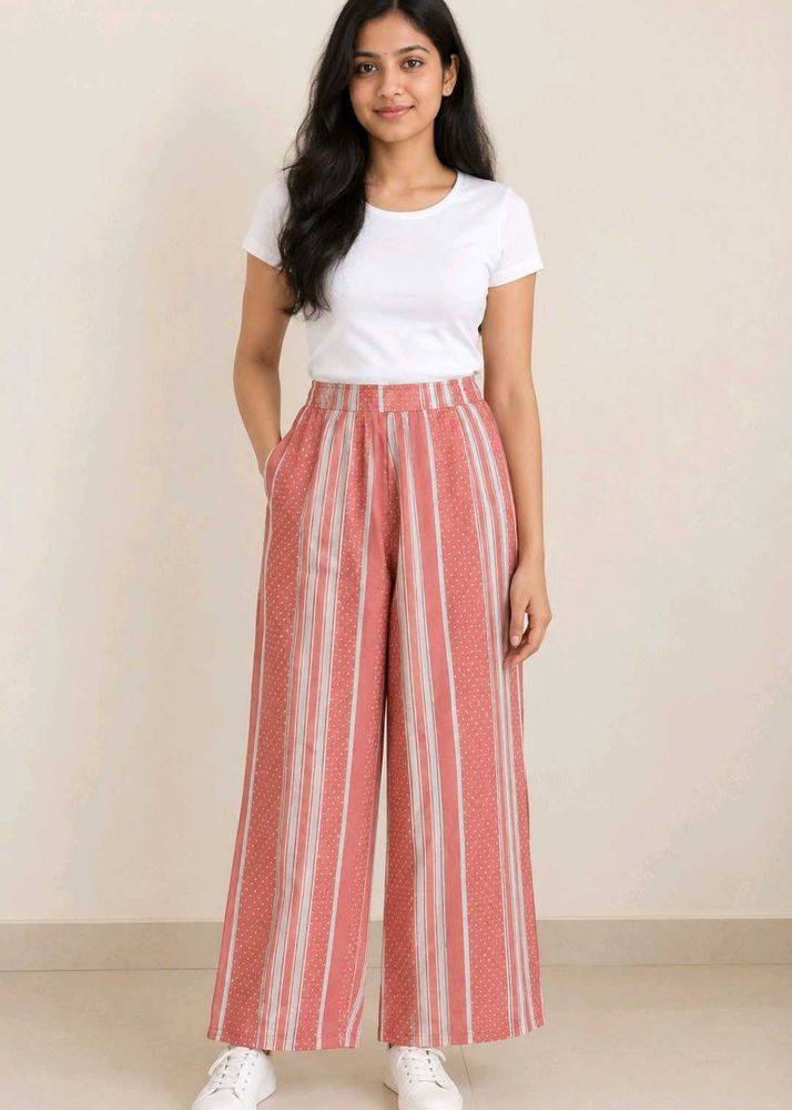 Striped Palazzo Pants