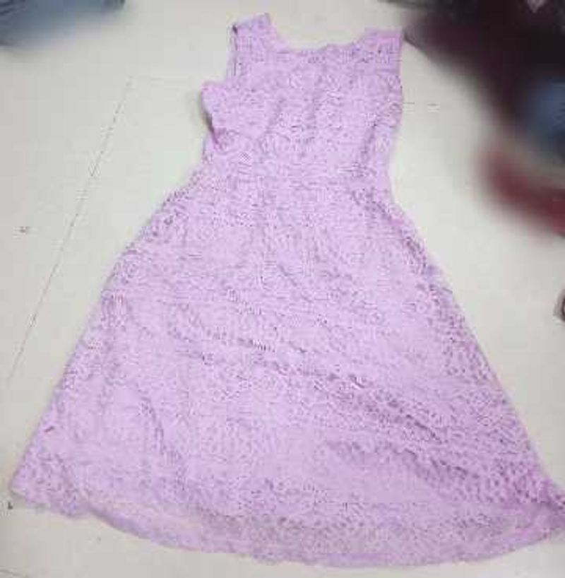 Lavender Lace Dress