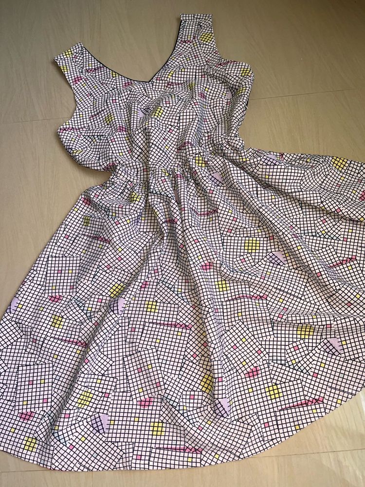 Chic Printed A-Line Dress