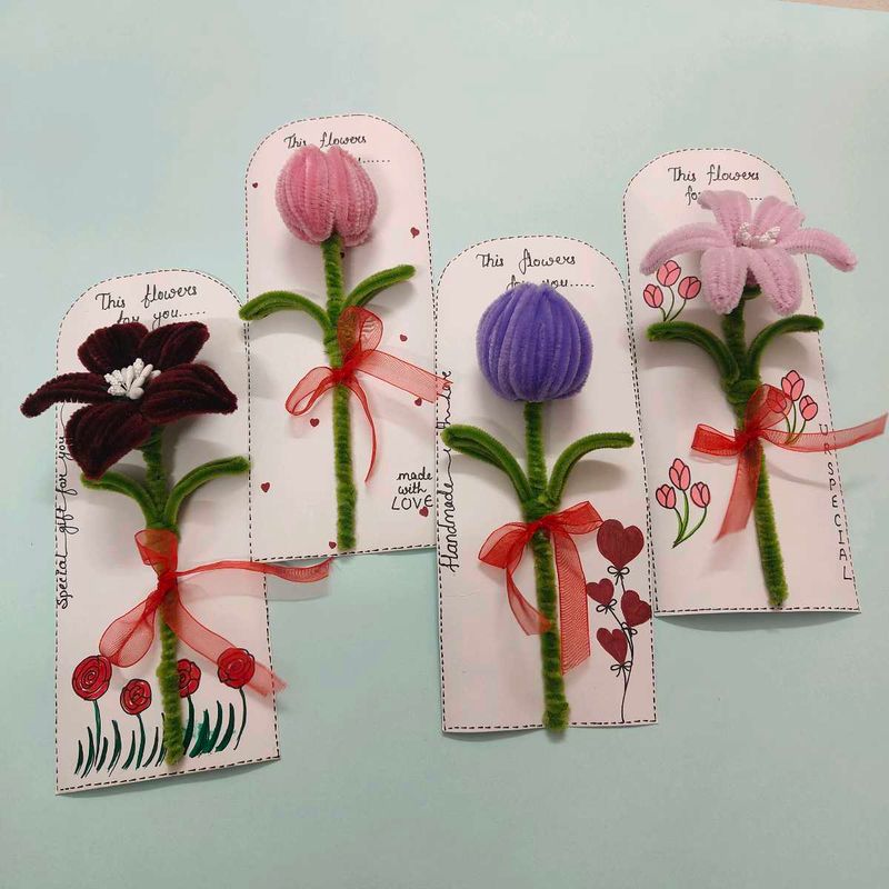 Handmade Pipe Cleaner Flowers