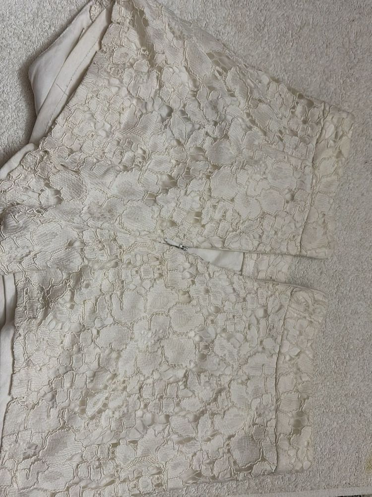 Elegant White Lace Blouse