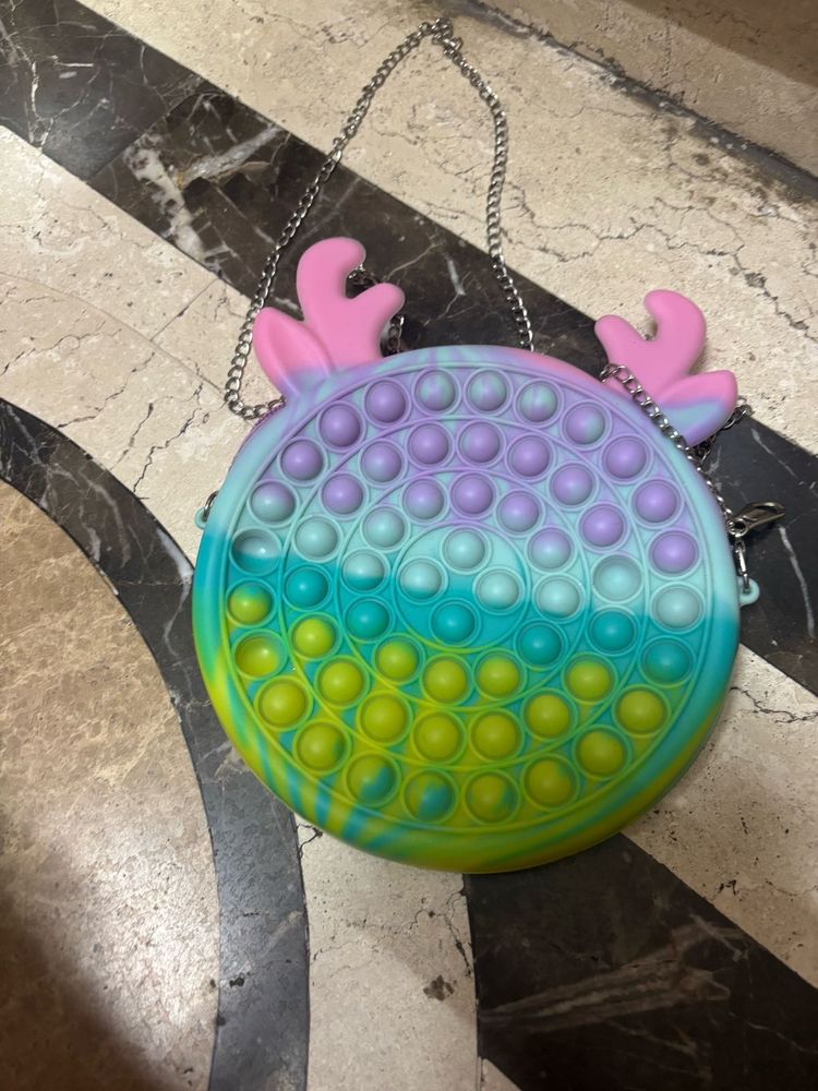Fidget Pop It Crab Purse