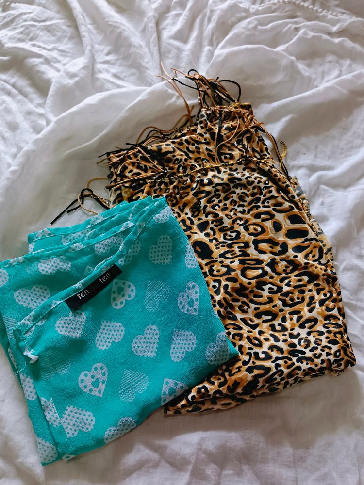 Drawstring Shorts &amp; Scarf Set
