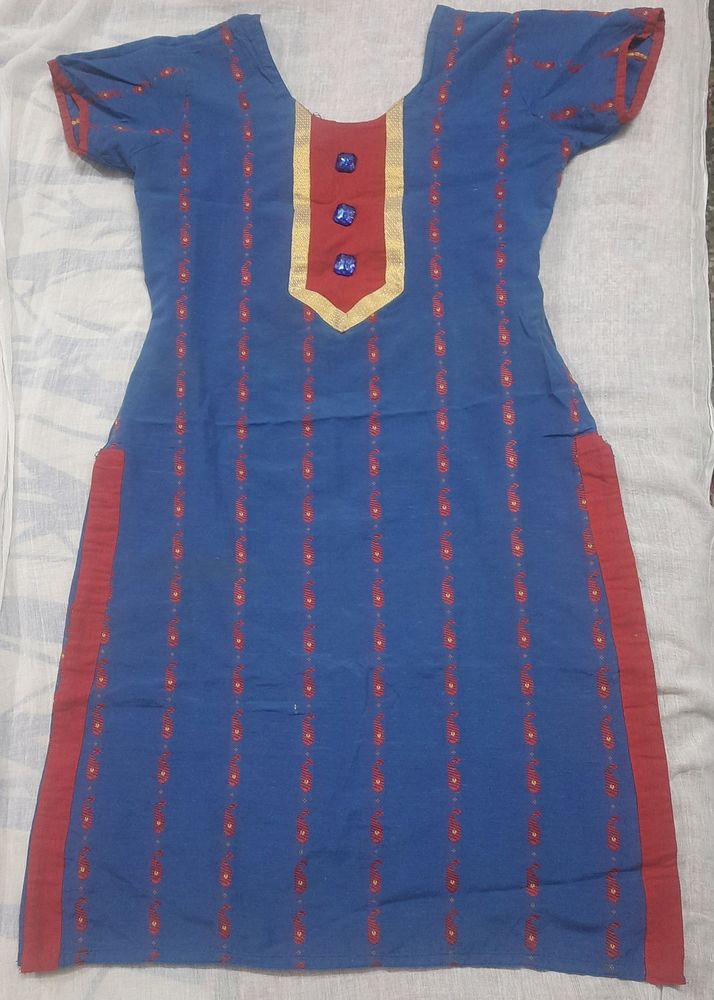 Hadloom Kurta With Buti