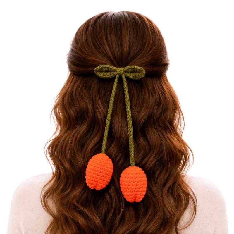 Crochet Tulip hair tie