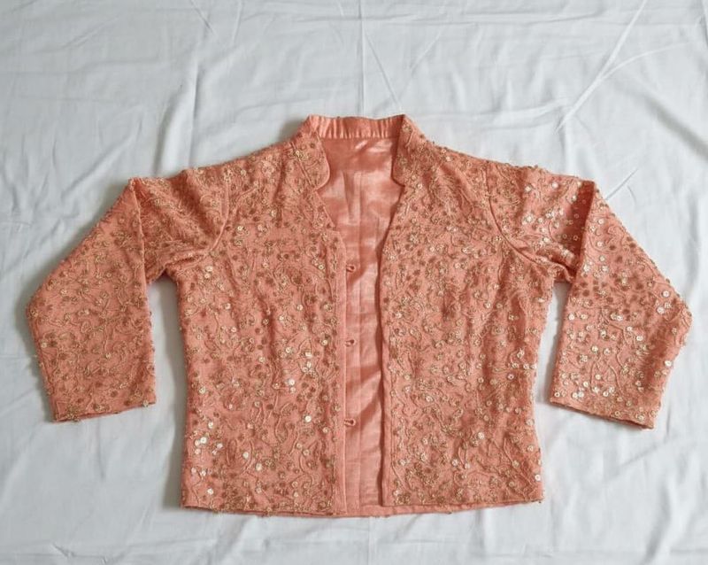 Elegant shrug with Sequin Embellishments