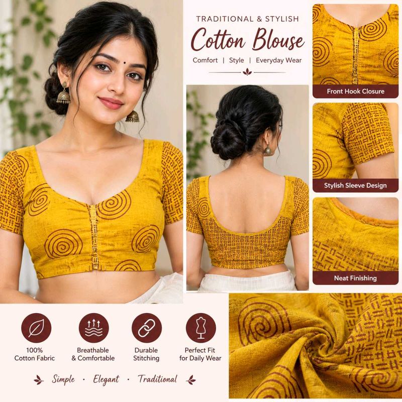 Stylish Cotton Blouse for Women
