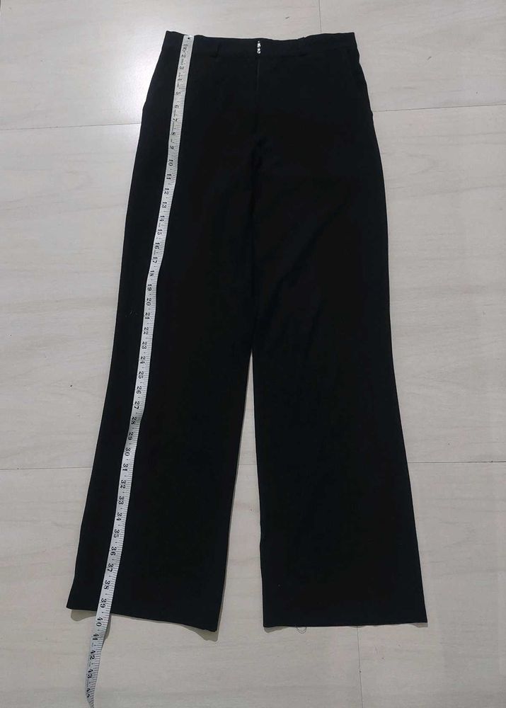 Classic Black Straight Cut Pants