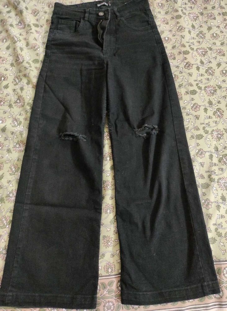 Denim Ripped Jean's For Women