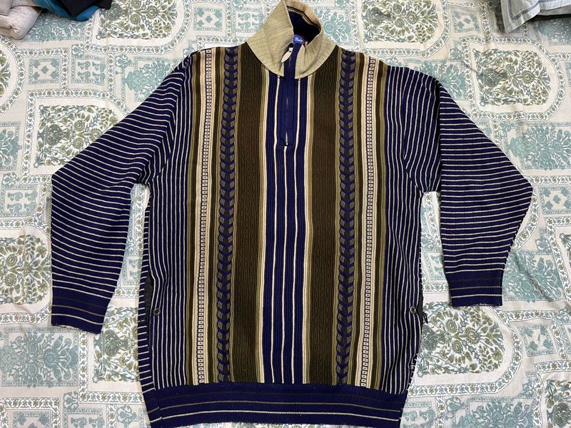 Men's Striped Pullover Sweater