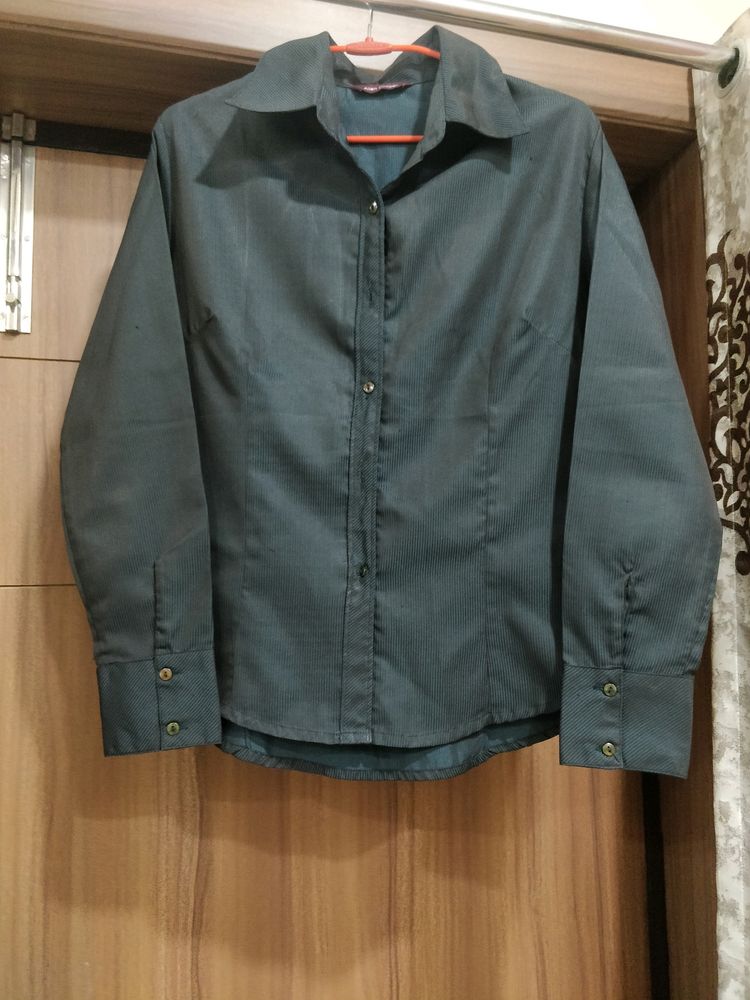 Black Office Wear Shirt For Girls