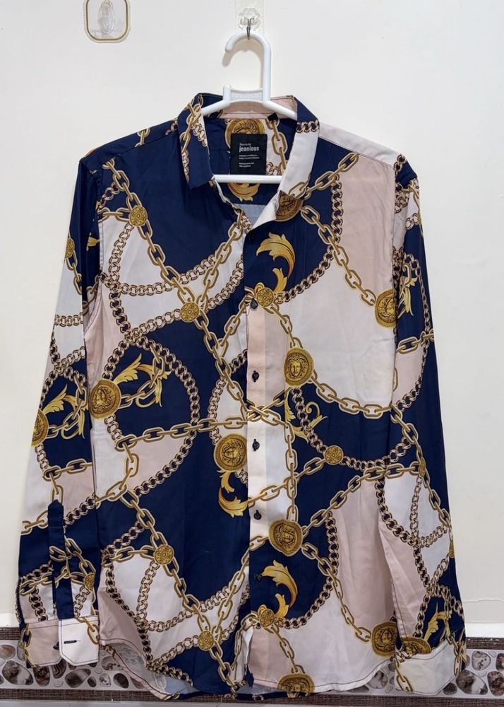 Satin Baroque print Shirt