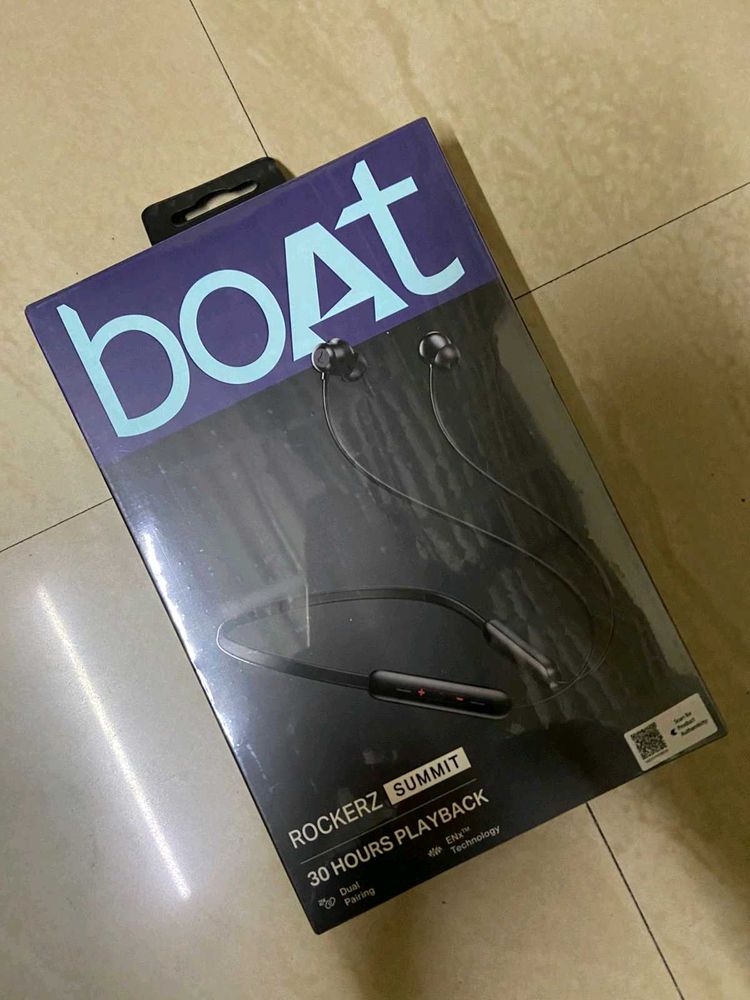 BoAt Rockerz Summit Neckband Earphones New