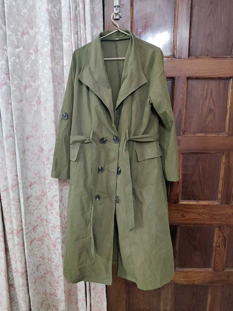 Stylish Khaki Trench Coat