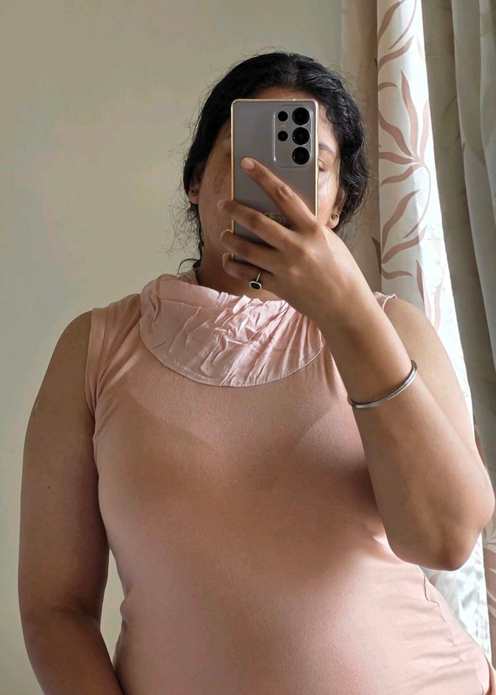 Soft peach tee shirt