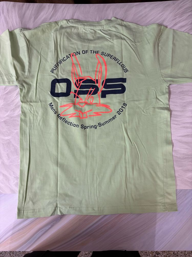 Light Green Graphic T-Shirt