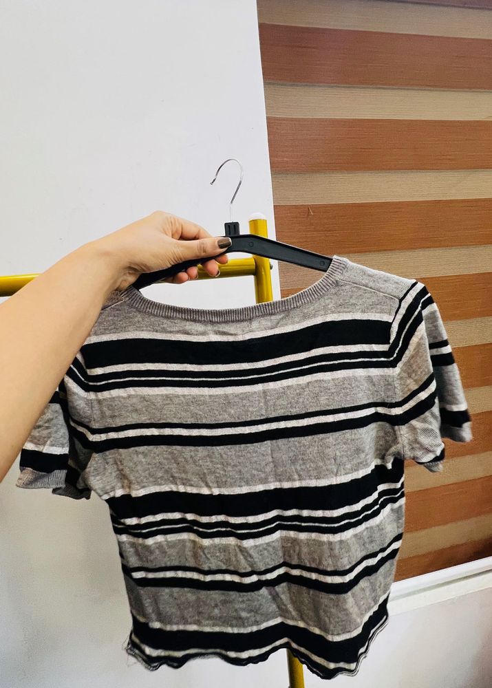 Striped Crew Neck T-Shirt trends tshirt