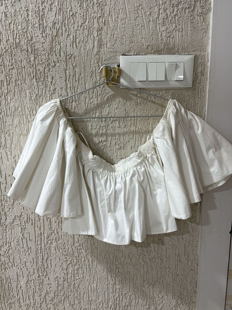 Chic Off-Shoulder Crop Top
