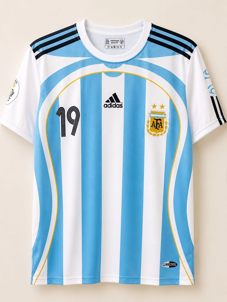 Adidas Embroidered Retro Messi WC Home Kit ❤️‍🔥