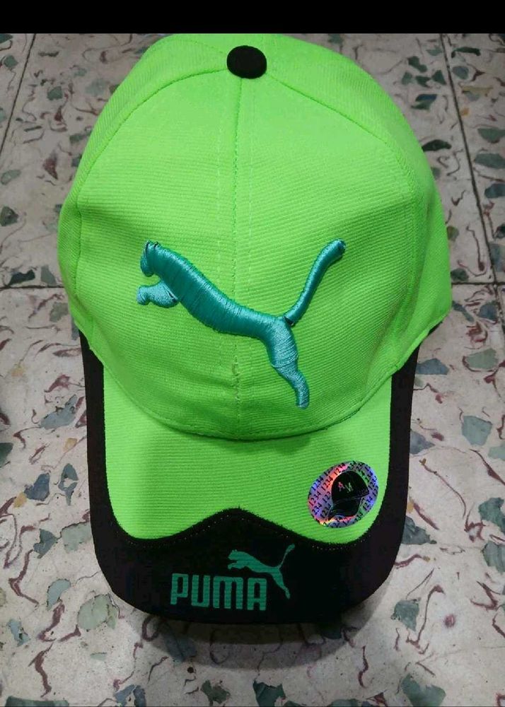 Puma Neon Green Baseball Cap