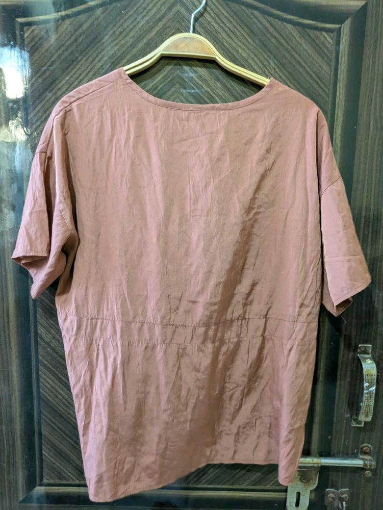 Solid Color Oversized T-Shirt