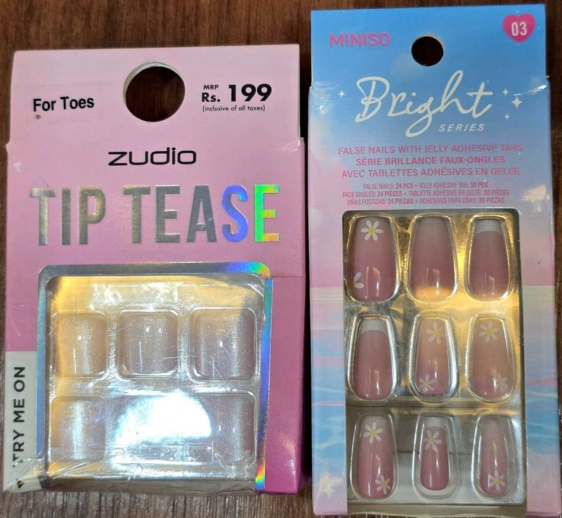 Miniso Press on Nails For Hands and Toes