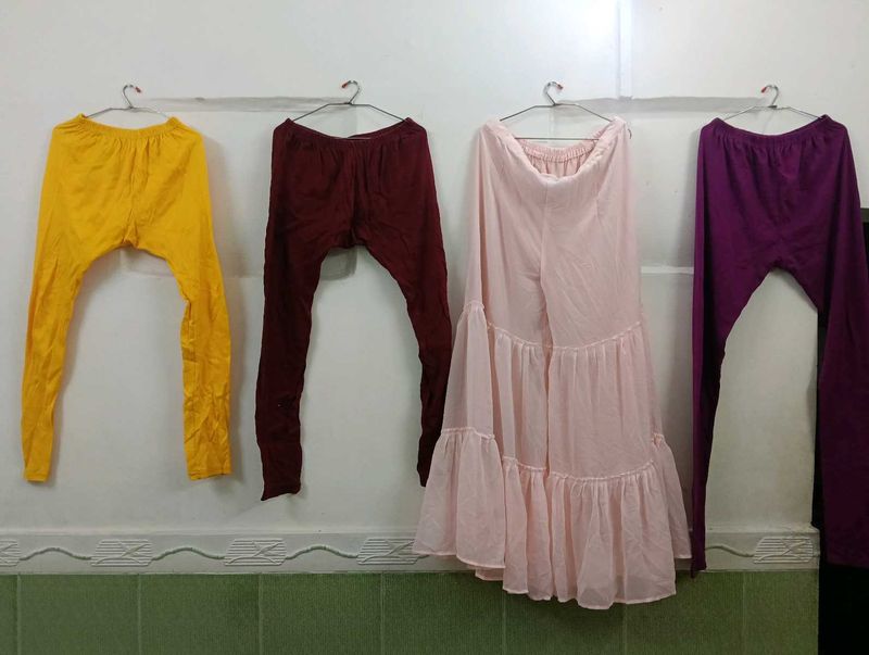 Set of 4 Women's Ethnic Bottoms