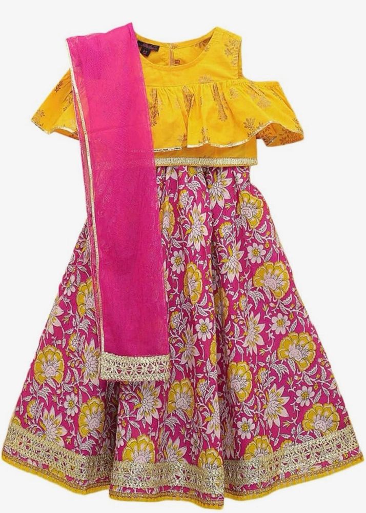 Girls Ethnic Lehenga Choli Set 2-3 years