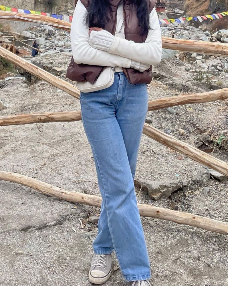 Light Wash Wide Leg Jeans