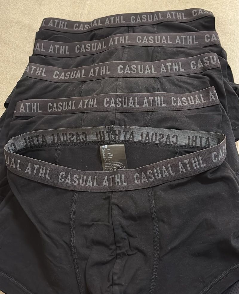 H&amp;M Boys Black Boxer Briefs (Pack of 5)