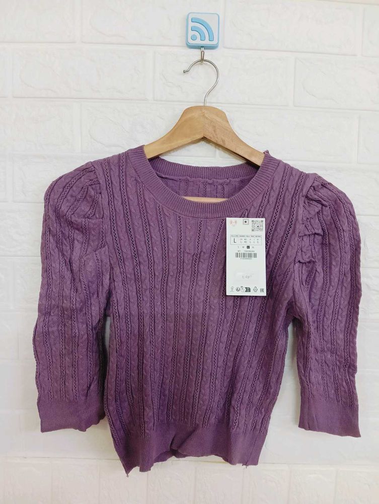Knit Top - Purple