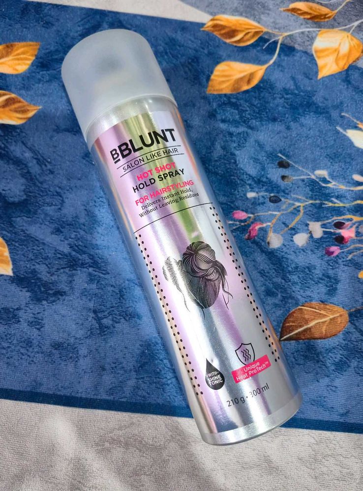 BBLUNT Hot Shot Hold Spray for Hairstyling