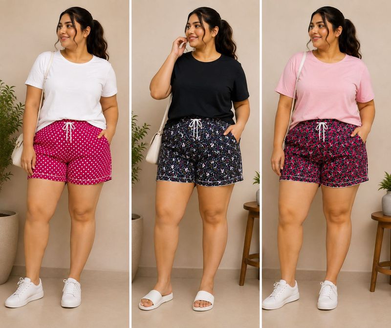 Cozy Printed Shorts - Set of 3