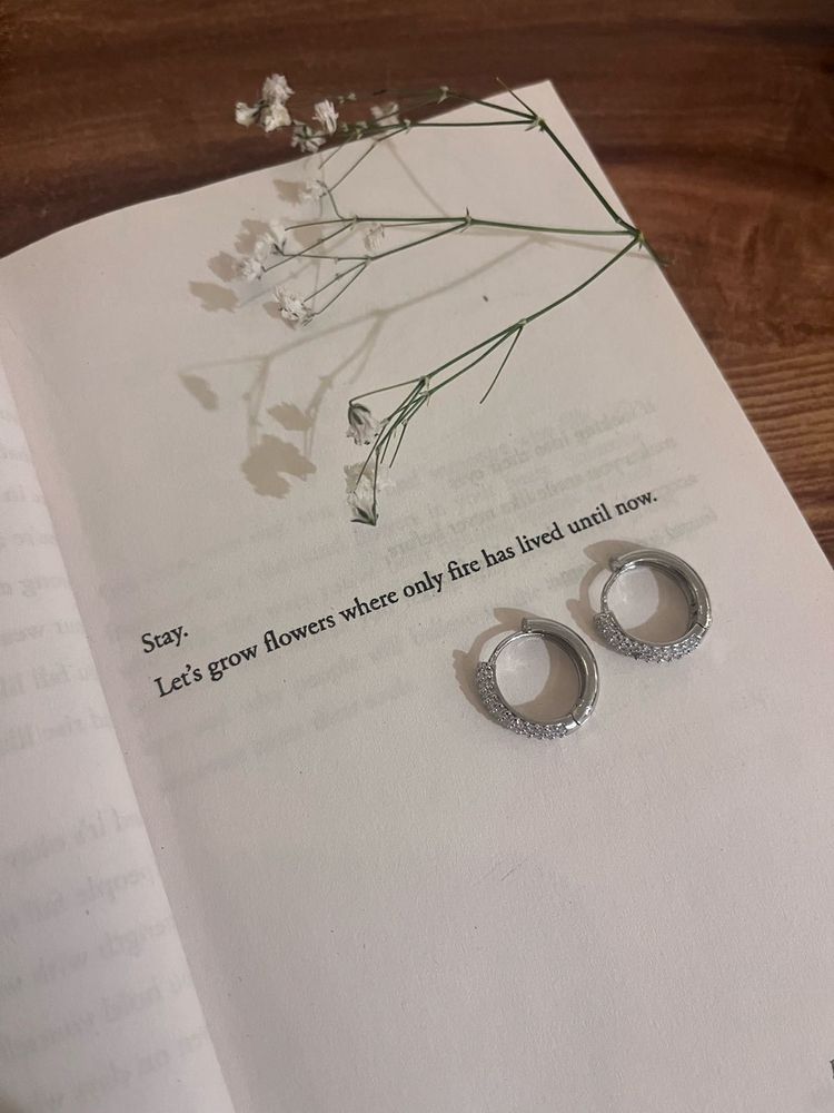 Sparkling Hoop Earrings