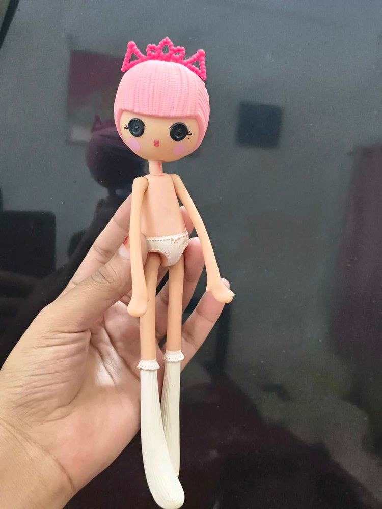 Cute Princess Doll with Pink Hair