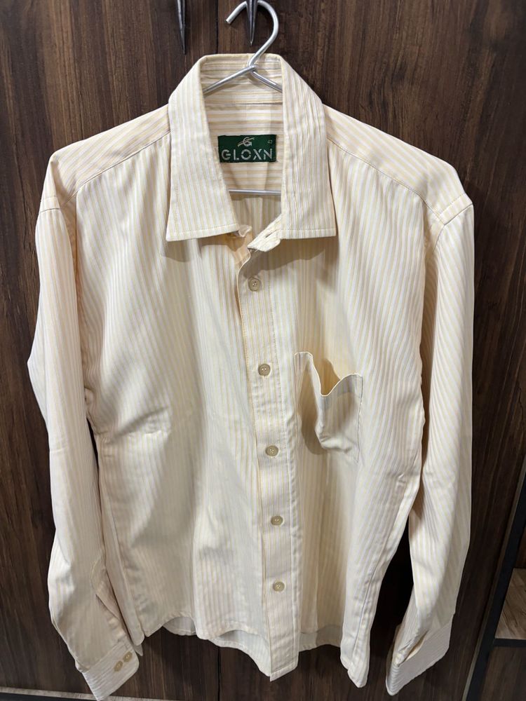 Striped Formal Shirt - GLOXN