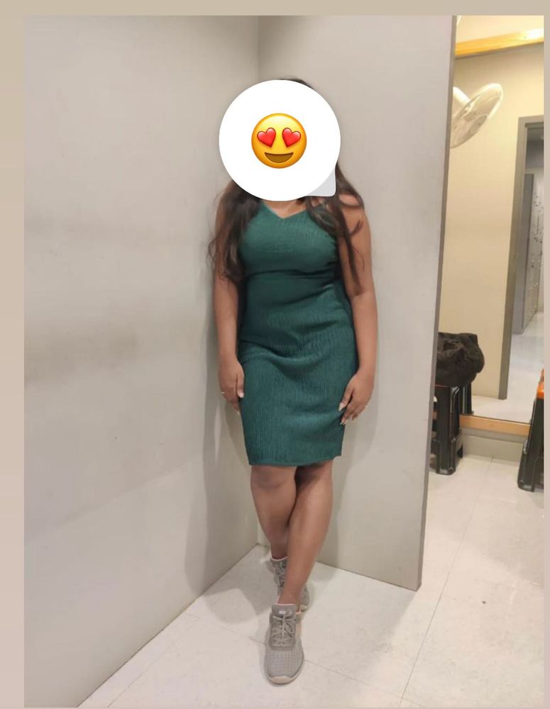 Stylish Green Bodycon Dress