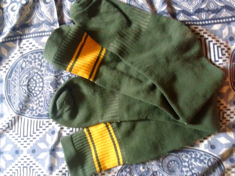 Green Thick Stockings , Thighs Length ( Long Socks