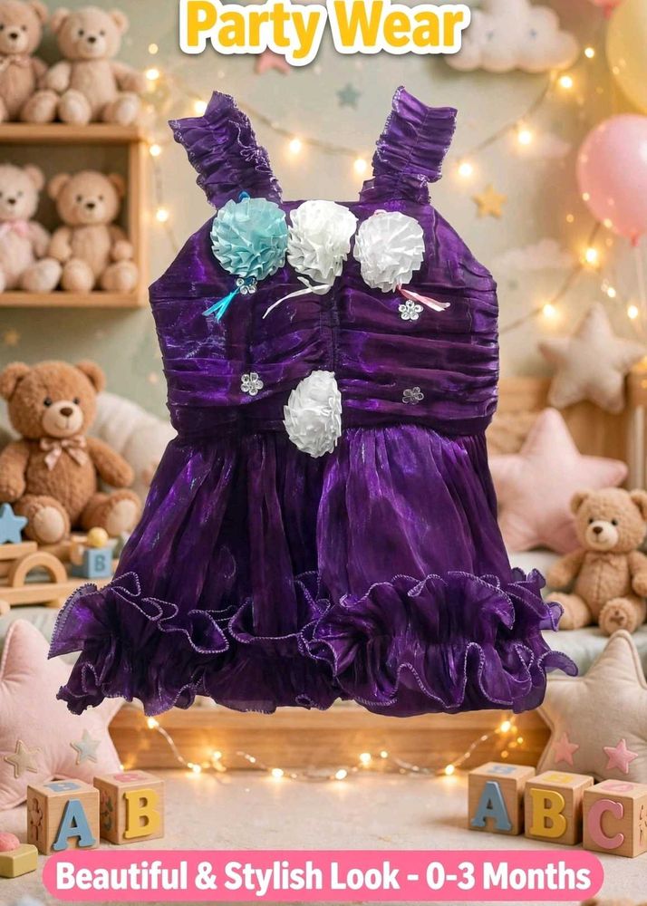 Adorable Purple Party Dress