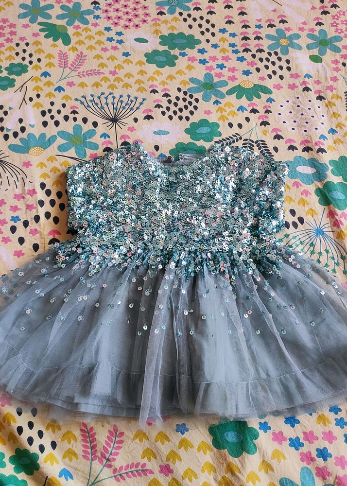 Very Beautiful Branded Baby Dress (Sea Green)