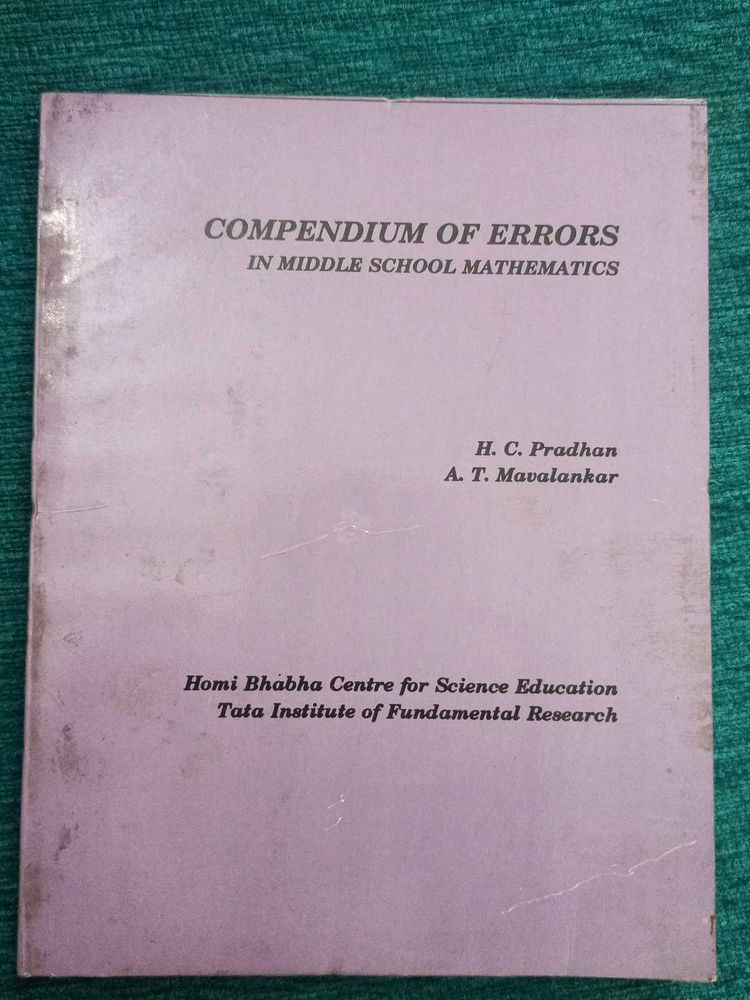 Compendium of Errors in Mathematics