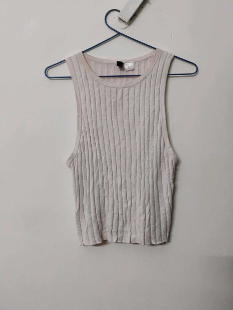 Ribbed Knit Tank Top H&amp;M