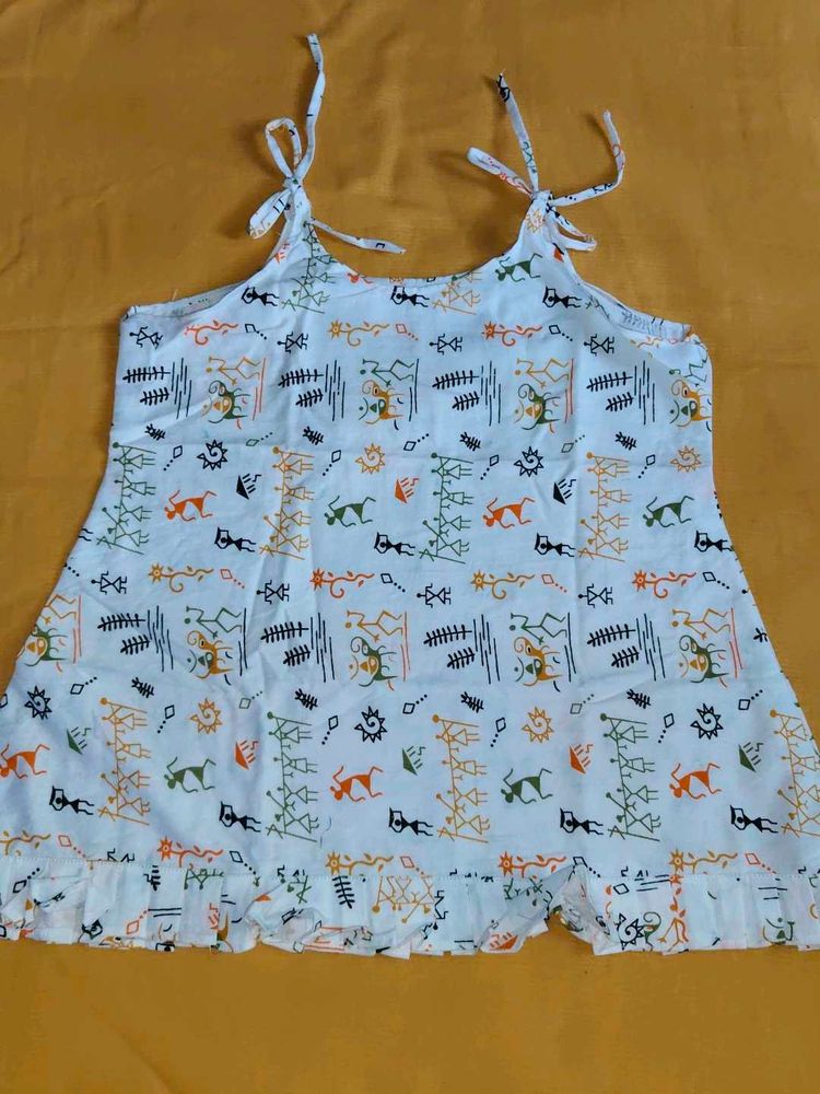 Cute Tribal Print Baby Frock
