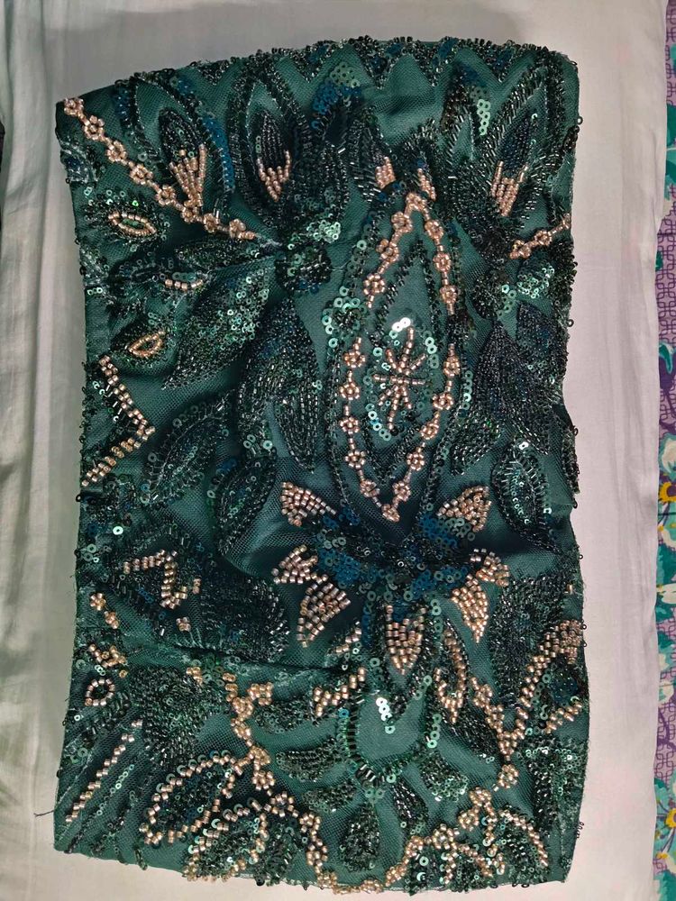 Emerald Green padded tube top💚