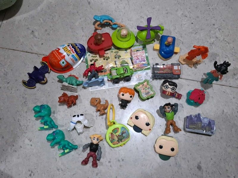 Assorted Kinder Toys &amp; Funko Pops