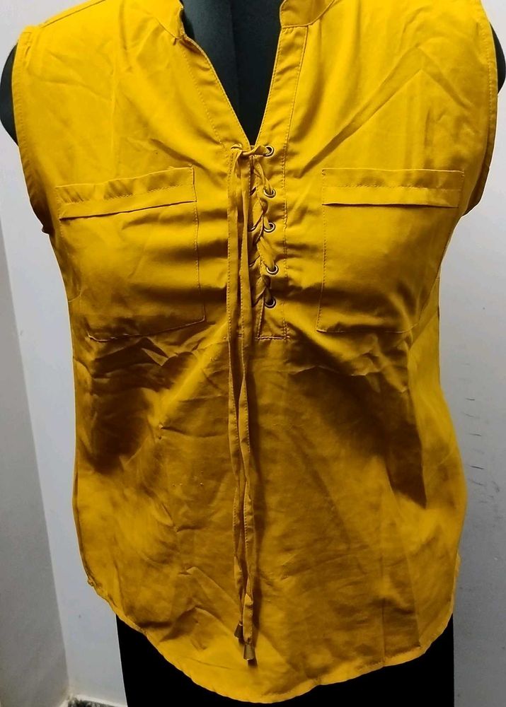 Stylish Mustard Yellow Top