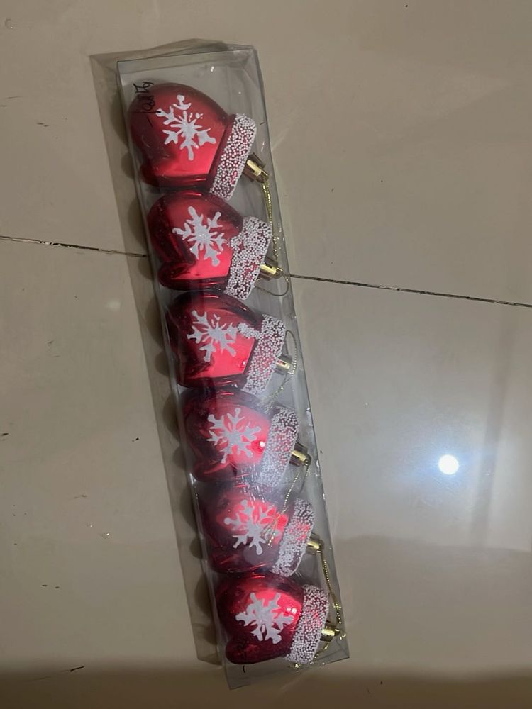 Red Mitten Christmas Ornaments