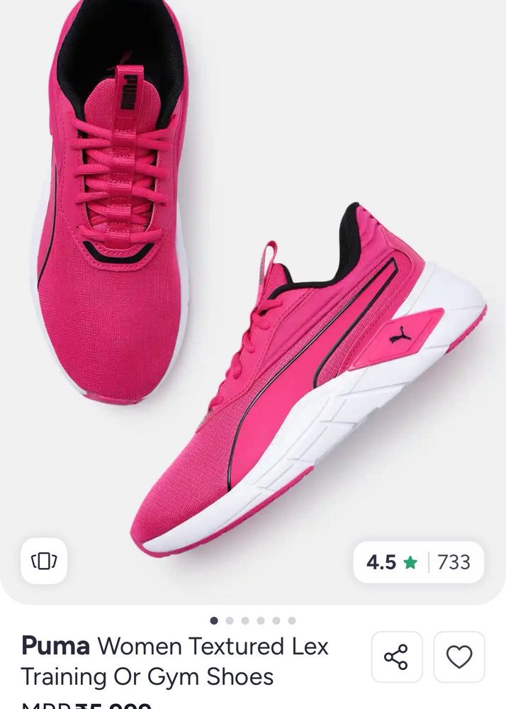 Puma Women's Pink Training Shoes
